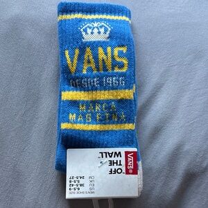 Vans Blue and Yellow Men's Socks